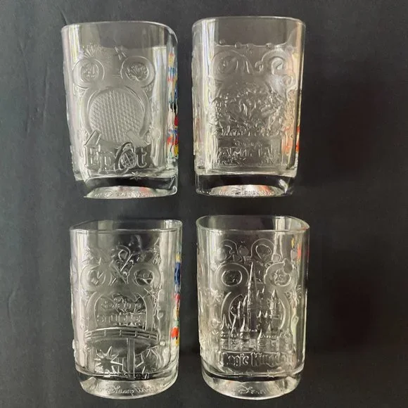 VINTAGE Disney MCDonalds 2000 Anniversary Set of 4 Glasses NWOT - Picture 8 of 11
